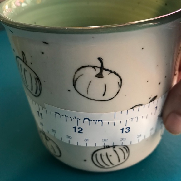 NEW! Extra wide Halloween pumpkin Meritage mug - Picture 6 of 8